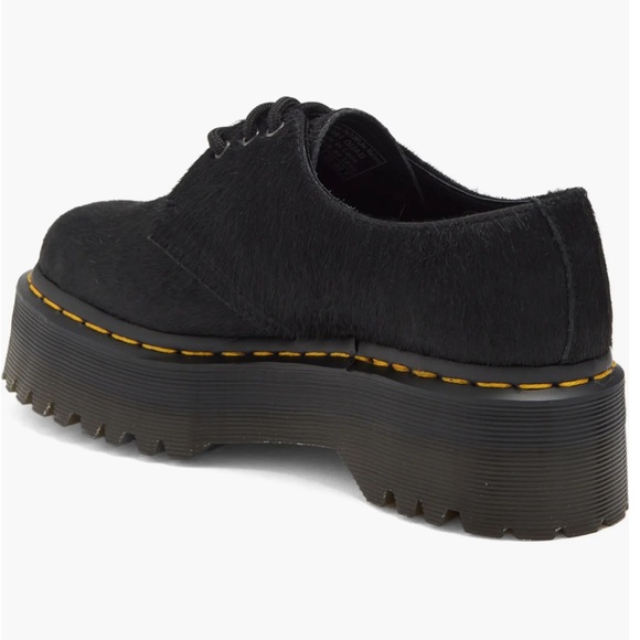 Dr. Martens 1461 Quad Platform Ponyhair Derby, size 7 - Picture 3 of 9